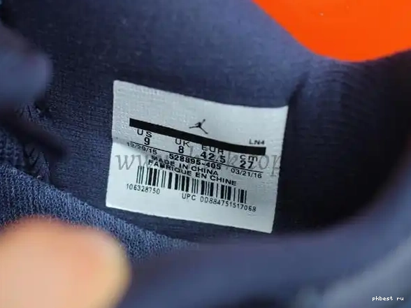 Authentic Air Navy Gum Jordan Low 11 0519